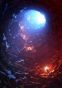 cave_of_the_forgotten_books_by_racoonart-d7t7qwg